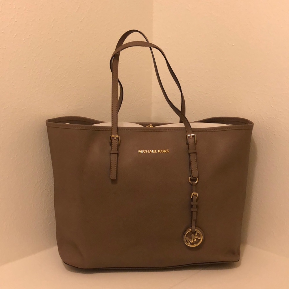 Michael Kors Taupe Tote